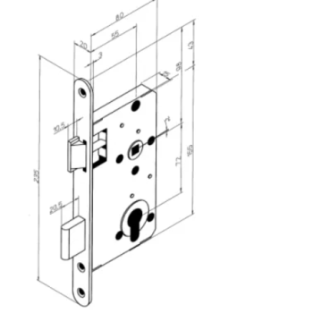 Slēdzene ASSA ABLOY 4292