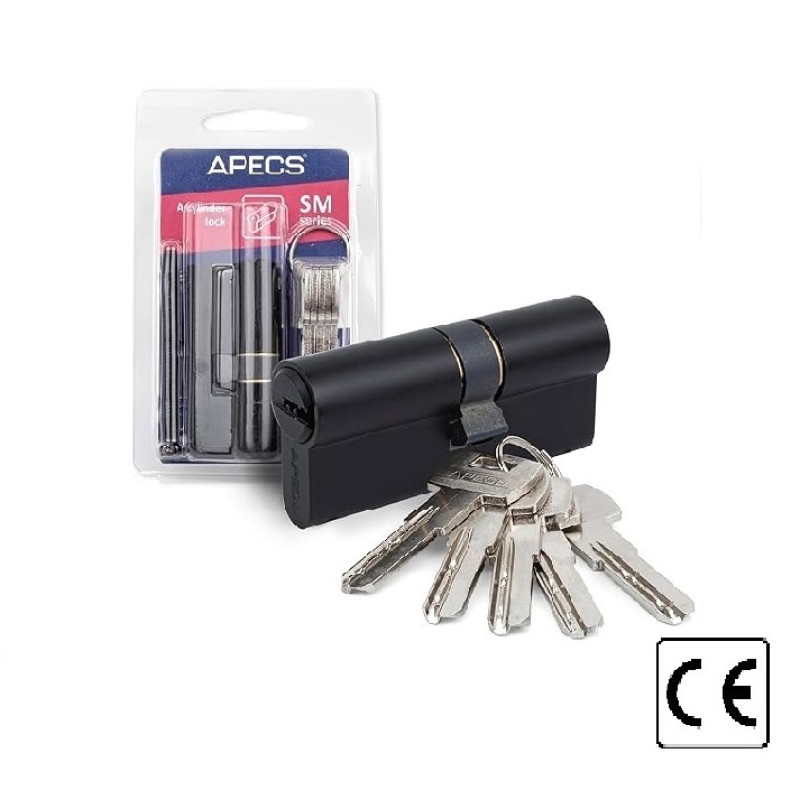 Cilindrs APECS SM-85 (35x45) BLM-Blister 5 atslēgas 
