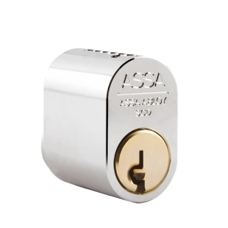 Skandināvu cilindrs Assa Abloy 1301 hroms 5 atslēgas 