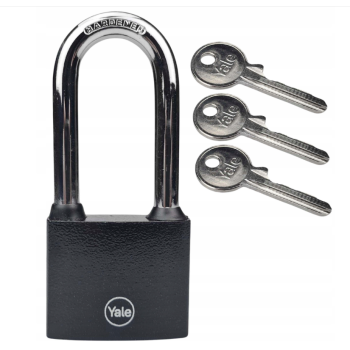 Piekaramā terauda slēdzene YALE Y111B/38/156/1, 3 atslēgas