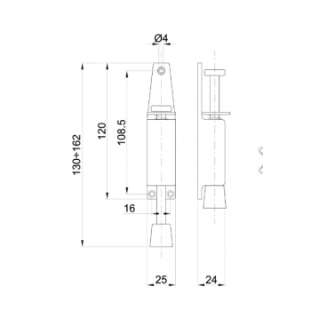 Fiksators IBFM Art 242-130mm