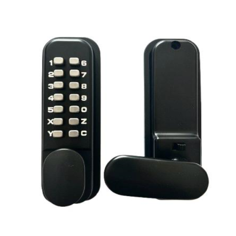 Uzliekamā slēdzene kodu 2000 BLM, melns BOX 60mm