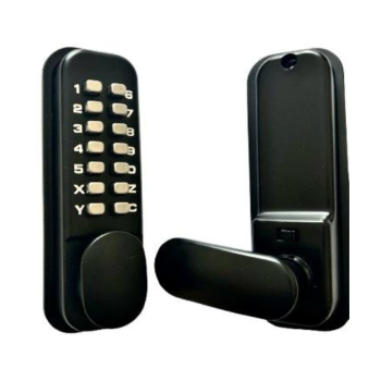 Uzliekamā slēdzene kodu 2000 BLM, melns BOX 60mm