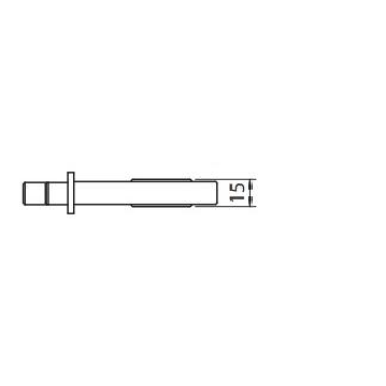 Slēdzene LOB ASSA ABLOY ASSA ABLOY Z200, hroms 