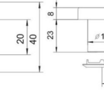 Pastkastītes slēdzenes LOB ASSA ABLOY VS400 CR