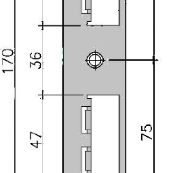 Pretplāksne 029 (regulējama) 
