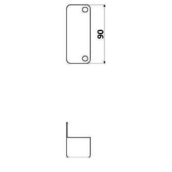Uzliekamā slēdzene APECS 0098 BN 5 atslēgas melns