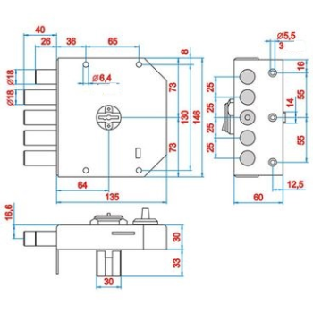 Garāža uzliekamā slēdzene 2-26