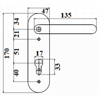 Rokturis ugunsdrošs APECS HP72.1303-BL melns