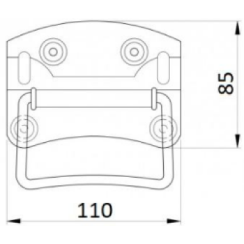 Rokturis IBFM Art.70 110mm, hroms