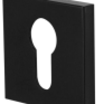 Uzlika PZ SLIM FB kvadrāta melns