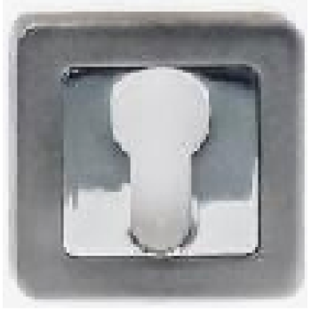 Uzlika PZ E7 MBN/CR kvadrāta grafīts/hroms E7