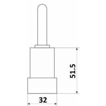 Piekaramā terauda slēdzene AVERS PDR-50-75 (germ.) 5 atslēga