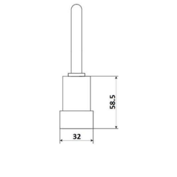 Piekaramā terauda slēdzene AVERS PDR-50-75L (germ.) 5 atslēga