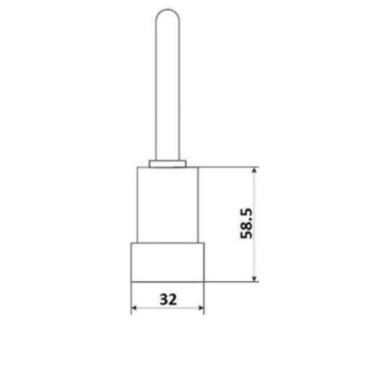 Piekaramā terauda slēdzene AVERS PDR-50-75L (germ.) 5 atslēga