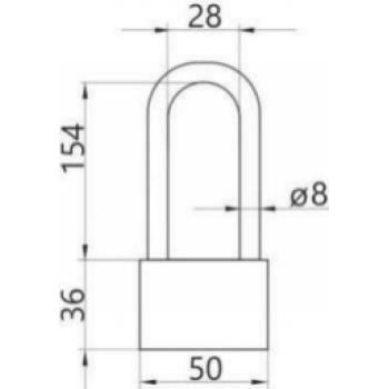 Piek.slēdz. LOB ASSA ABLOY KS53 3 atslēgas HEADER