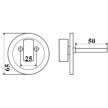 Aizgrieznis APECS L0108-CR, hroms