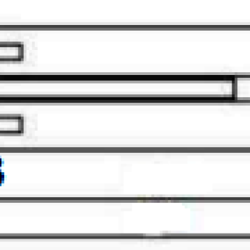 Fiksators divpusējām metāla durvīm APECS FB05-195mm 