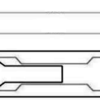 Fiksators vienpusīgs metāla durvīm APECS FB04-160mm 