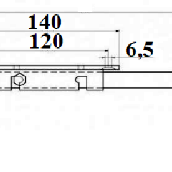 Durv.aizbidnis Art.67A 500mm 