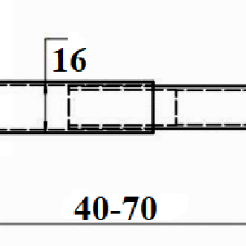 Acs durvju D16 40/70CR SECUREMME 