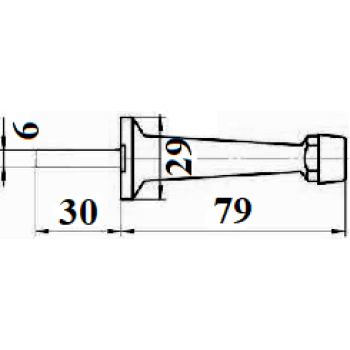 Atdure durvju APECS DS-0015-AB bronza