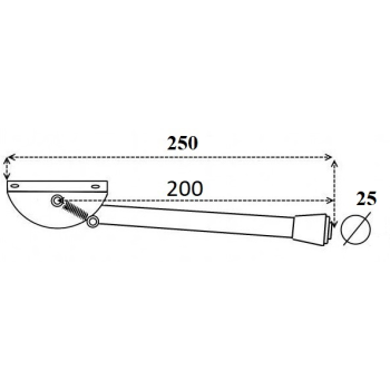 Fiksator L-200 sudrabs