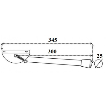 Fiksator L-300 brūns