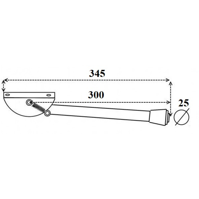 Fiksator L-300 brūns