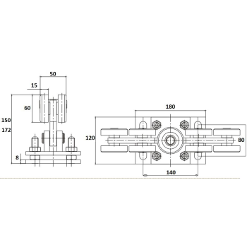 Vartu bloks 9 rulli 395 XL9SJ.06 