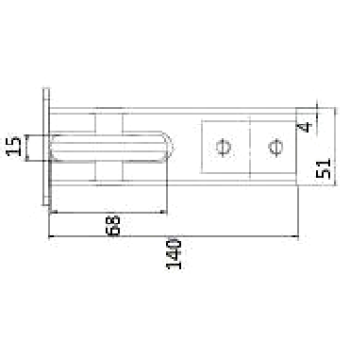Gala uzgalis ar rulli 68mm*68mm