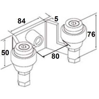 Augšejas stopers 467 MD06C