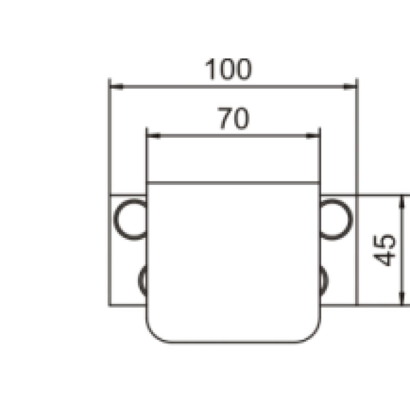 Austinas ar aizsargu piekarama slēdzene KRZ3 labais bruns
