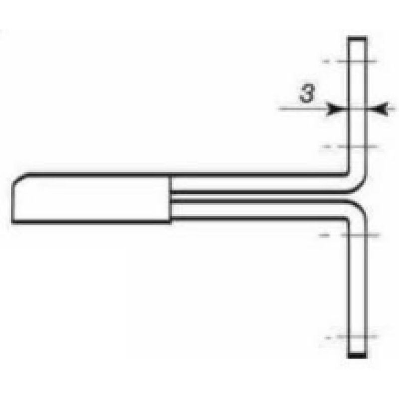 Austiņas skava piekarama slēdzenem 9207