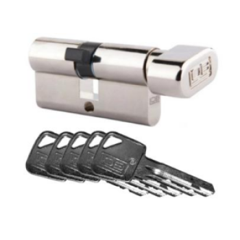 Cilindrs LOB ASSA ABLOY 40/35 Z CR blister, hroms 5 atslēgas 