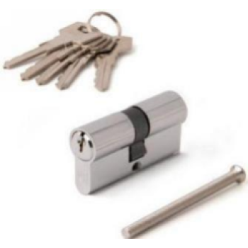 Cilindrs AVERS ZC-60 (30х30)-CR, hroms 5 atslēgas 