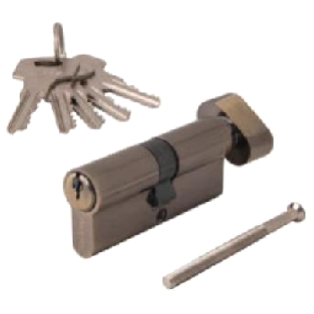 Cilindrs AVERS ZC-60 (30x30)-C-AB bronza ar aizgriežņi 5 atslēgas 