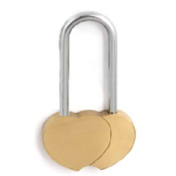 Piekaramā VIENREIZEJA !!! misiņa dekorativa slēdzene ar vienu atsleguAPECS PDB-33-60 KAZU BLISTER