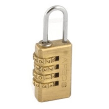 Piekaramā koda misiņa slēdzene somam APECS PDB-40-21-CODE BLISTER