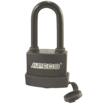 Piekaramā terauda slēdzene APECS PDR-50-70L 3 atslēgas BLISTER