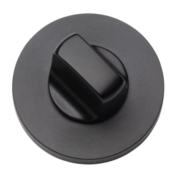 Aizgrieznis WC SLIM FB apaļš melns, 