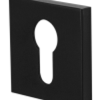 Uzlika PZ SLIM FB kvadrāta melns