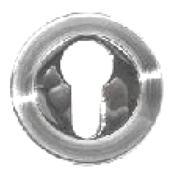 Uzlika cilindram APECS DP-C-04-CRM matēs, hroms PZ