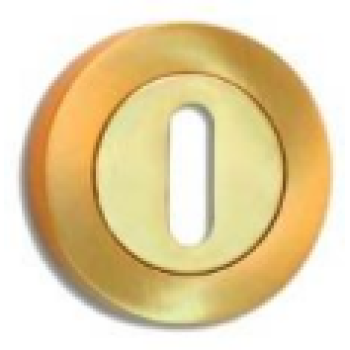 Uzlika cilindram APECS DP-S-04-GM matēs zelts BB