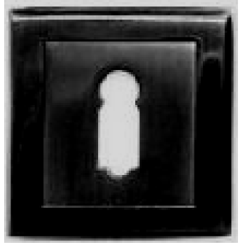 Uzlika BB 09 FB kvadrāta melns, E8