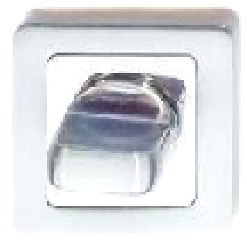 Aizgrieznis WC E7 CRM/CR kvadrāta matēs, hroms/hroms E7