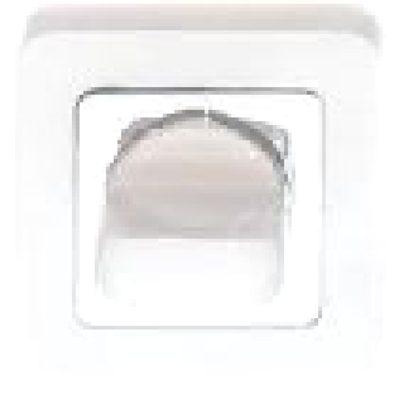 Aizgrieznis WC E7 WH/CR kvadrāta balts/hroms E7