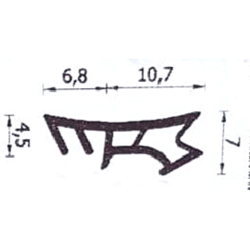 Blīvgumija A-152K bezkrasains NEUTRO 28m