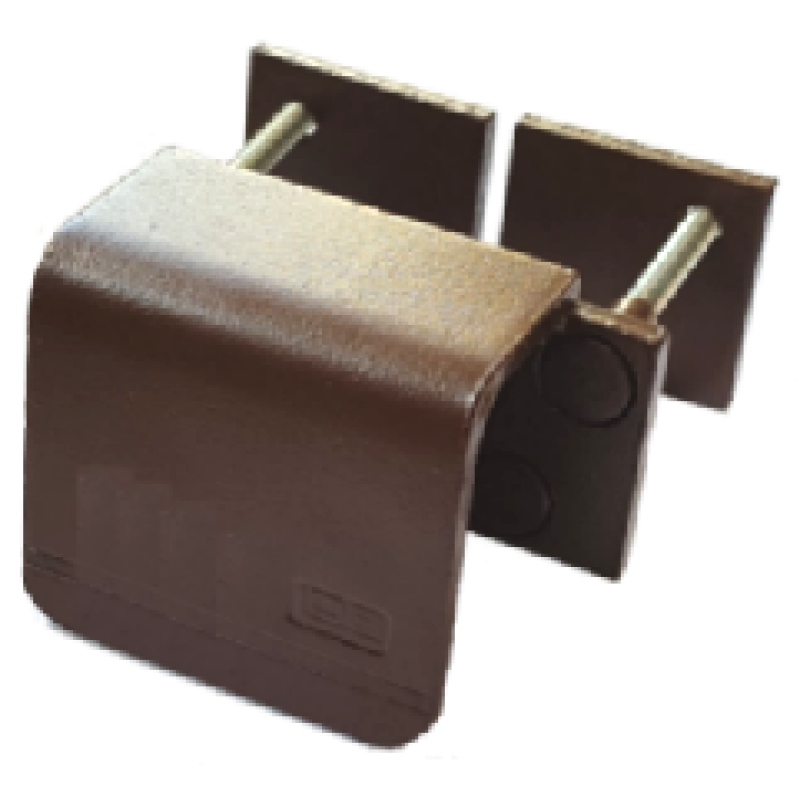 Austinas ar aizsargu piekarama slēdzene KRZ3 labais bruns