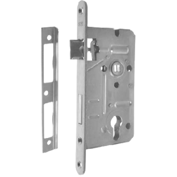 Slēdzene LOB ASSA ABLOY Z7504B12 PZ72/50 + pretplāksne, hroms